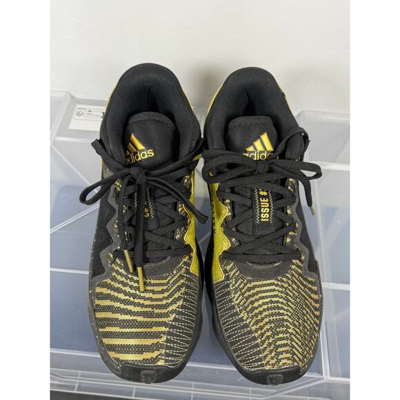 Adidas D.O.N. Issue #3 Black Gold FX7108 Men’s 7.5 Basketball Shoes